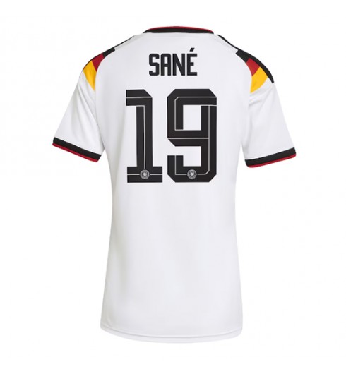 Německo Leroy Sane #19 Domácí Dres pro Dámské MS 2026 Krátký Rukáv Německo Leroy Sane #19 Domácí Dres pro Dámské MS 2026 Krátký Rukáv